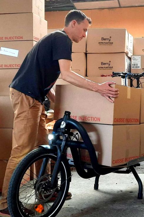 collecte-et livraison a vélo dans saint-servan